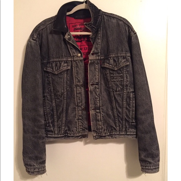 levi's quilted denim jacket